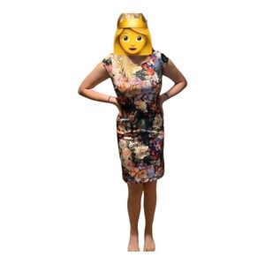 Floral A-line dress from New York & company size small